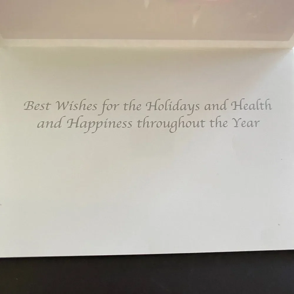 MFPA USA Holiday Glow by Mariusz Mączka Merry Christmas Greeting Card & Envelope